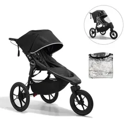 baby jogger Sportwagen Summit X3 in Midnight Black inklusive Wetterschutz