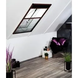 Hecht Culex Fliegengitter Alu Plissee 110 x 160 cm Braun
