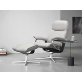 Stressless Stressless® Relaxsessel »Consul«, mit Cross Base, Größe S, M & L, Holzakzent Schwarz grau