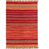 Pergamon Natur Teppich Kelim Kalleen Rot, 200x300cm