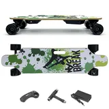 WACLMOTAKE Offroad-Elektro-Skateboard, All-Terrain-Skateboard mit 170W / 340W / 450W / 1000W Motor, 22-40 km/h höchstgeschwindigkeit, max. Steigungswinkel 35° Single-Drive-20km