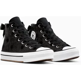Converse Sneaker CONVERSE "CHUCK TAYLOR ALL STAR EVA LIFT", Damen, Gr. 39, schwarz, weiß, schwarz, Textil, Schuhe Sneaker