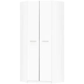 Priess Drehtürenschrank Barcelona 78 x 193 x 78 cm weiß