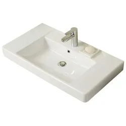 XORA Keramikwaschtisch NALA - B/H/T ca. 80,00x9,00x45,00