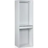 sweeek Ankleidemodul mit Garderobe und Hosenhalter 0 x 0 x 0 cm Weiß