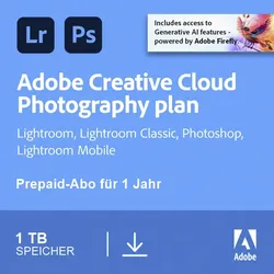 Adobe Creative Cloud Photography Plan 1 TB