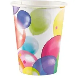 AMSCAN 9900322 Riethmüller® 8 Becher Balloons Papier