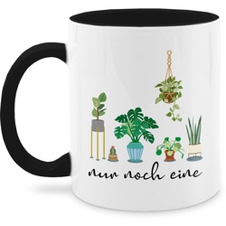 Shirtracer Tasse Nur noch eine Pflanze Garten Gärtner Geschenk Florist, Keramik, Kaffeetasse Hobby Geschenk schwarz