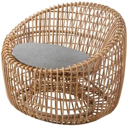 Cane-line Nest Round Sessel Rattan Natural - Natur