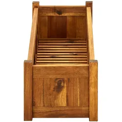 vidaXL Garten-Hochbeet Akazienholz 100x30x25 cm