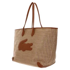Lacoste Shopping Bag Shopper 15" 42 cm Natural Tan/Braun