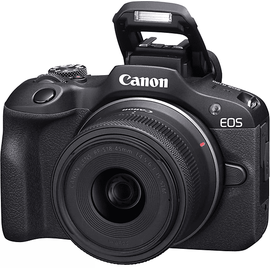 Canon EOS R100 mit Objektiv RF-S 18-45mm IS STM