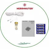 Herrnhuter Stern Beleuchtung Kabel mit Batterie für 13 cm Sterne oder Lampenschirme
