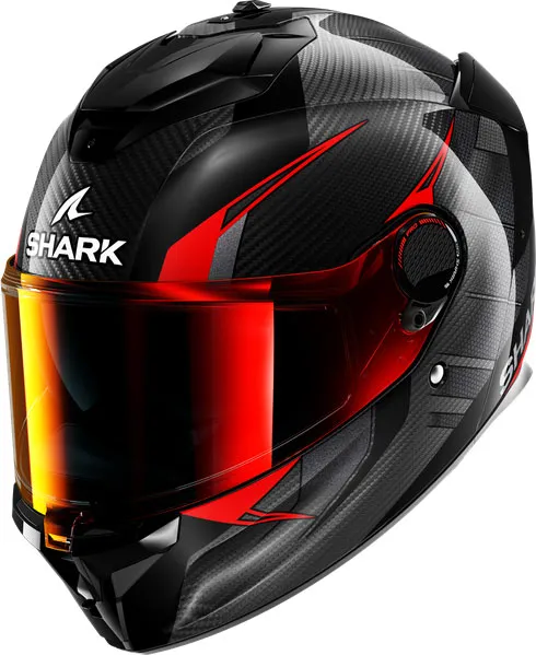 Shark Spartan GT Pro Carbon Kultram, Integralhelm - Schwarz/Rot - XL