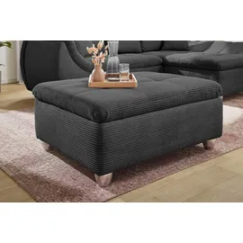 Jockenhöfer Hocker Genua Polyester 103 x 48 x 83 cm Grau