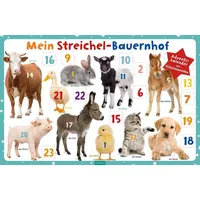 arsEdition Mein Streichel-Bauernhof. Adventskalender mit Fühlelementen