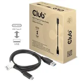 Club 3D USB-C auf USB-A 1,00 m Schwarz