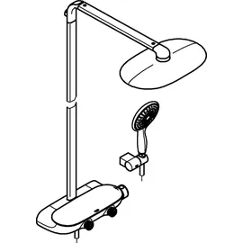 Grohe Rainshower System SmartControl 360 chrom 26361000