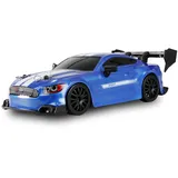 AMEWI Drift Racing Car, RC Einsteiger Modellauto Elektro Sportwagen Allradantrieb 4WD 1:24 RTR blau inkl. Fernsteuerung, Akku, Ladekabel, Zubehör