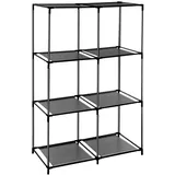 ADOB Steckregal Kunststoff B:68,5cm H:104cm T:34,5cm schwarz