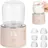 lionelo Thermup Swift - Mobiler Flaschenwärmer für Babys unterwegs, kabellos 5000 mAh Akku, 90 ml in 3 Min auf 37°C, USB-C, Touch-Display, 4 Stufen 37–50°C, Warmhalten bis 6 h, BPA-frei