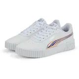 Puma Carina 2.0 Holo Jr Sneaker White silver Gray 37