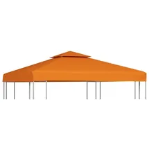 vidaXL Pavillon-Ersatzdach 310 g/m2 Orange 3x3 m