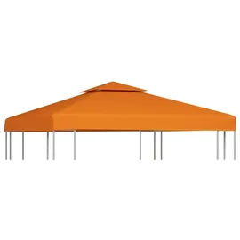 vidaXL Pavillon-Ersatzdach 310 g/m2 Orange 3x3 m