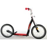 Volare 16 Zoll Kinder City Roller Tretroller Kinderroller Cityroller Kickroller Scooter Volare Schwarz Rot mit Fußbrermse 1654