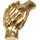 Kare Deko Objekt Shake Hands Gold 25cm