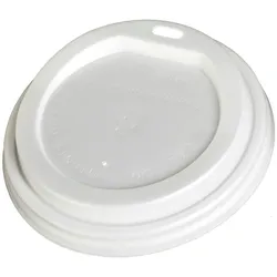 VEPATIM 100x BIO Deckel Domdeckel für 100ml Becher CPLA O6.2cm