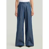 G-Star Fluid Wide Leg Hose - Dunkelblau - Damen, - 32