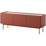 masseno COLORE Lowboard 144 cm Rot MDF