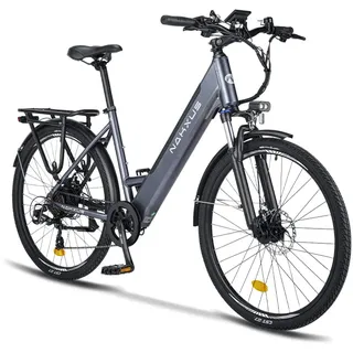 nakxus 26M208 E-Bike, 26'' E-Bike Trekkingrad Cityrad mit 36V 13Ah Lithium Batterie für eine Lange Reichweite bis zu 100KM, 250W Motor, EU konformes Klapprad mit App