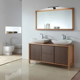 B.K.Licht Spiegelleuchte 8 W 780 lm 4000 K Schwarz 30 cm