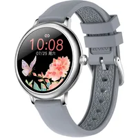 Smartwatch für Damen 2022, Anruf, SMS, Smartwatch für Damen, wasserdicht, für Android iOS, Smartwatch, Sport, 26 Funktionen, Herzfrequenz, Schrittzähler, Kalorienzähler, silber, Modern