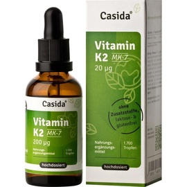 Casida GmbH Vitamin K2 Tropfen MK7 vegan