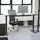 Yaasa Schreibtisch Desk Pro 200 x 80 cm Dunkelgrau/Schwarz