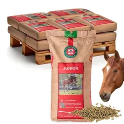 Salvana Junior 10x25kg - Pelletiertes Fohlenfutter für Jungpferde vom Absetzen bis zum 3. Lebensjahr