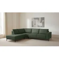 OTTO home Eckcouch Chenille 2-Sitzer Grün
