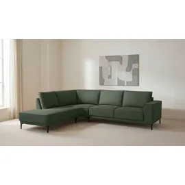 OTTO home Eckcouch Chenille 2-Sitzer Grün