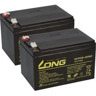 KungLong Kompatibler Accu Elektro Roller Scooter Elektromobil 24V 2x 12V 15Ah AGM