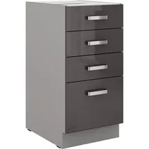 Küchen-Preisbombe Unterschrank 40 cm Grau