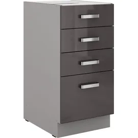 Küchen-Preisbombe Unterschrank 40 cm Grau