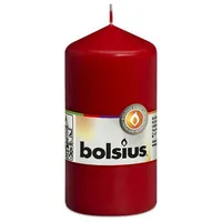 Bolsius Stumpenkerze 12 cm rot