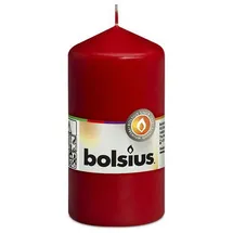 Bolsius Stumpenkerze 12 cm rot