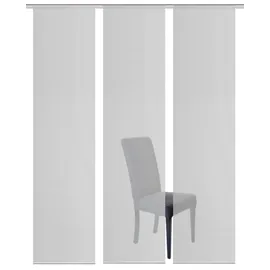 VISION S Schmidt Schiebewand Rom 3er-Set Polyester Grau 60 x 260 cm