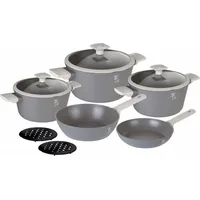Berlinger Haus Kochtopfset BH-7061N Titan Grau 6 Teile - Grau