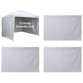 Vevor Seitenwände für Pavillon 3x3 3 Stück Weiß