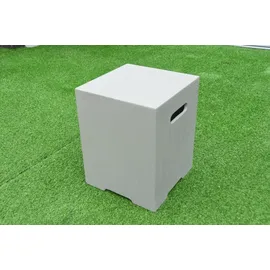 ELEMENTI Abdeckung für 5 kg Gasflasche 40 x 40 x 51 cm Beton Grau